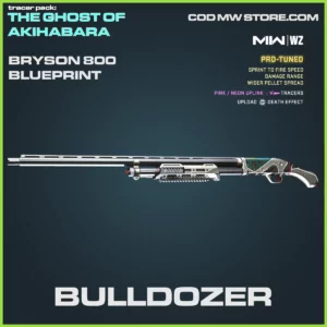 Bulldozer Bryson 800 Blueprint Skin in Warzone and MW2 tracer pack: the ghost of akihabara bundle