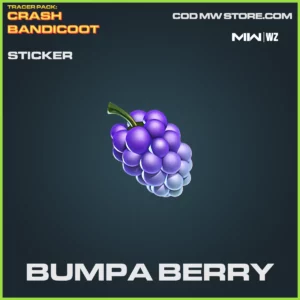 Bumpa Berry Sticker in Warzone and MW2 Tracer Pack Crash Bandicoot Bundle