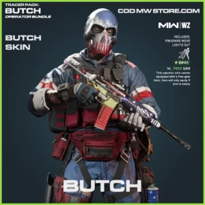 Butch Skin in Warzone and MW2 Tracer Pack Butch Operator Bundle