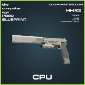 CPU P890 Blueprint Skin in Warzone 2.0 and MW2 the computer age bundle