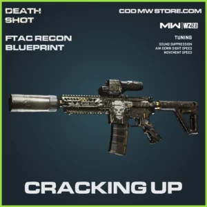 Cracking Up FTAC Recon Blueprint Skin in Warzone and MW2 Death Shot Bundle