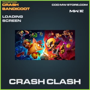 Crash Clash Loading Screen in Warzone and MW2 Tracer Pack Crash Bandicoot Bundle
