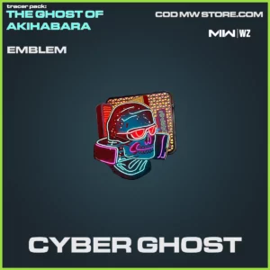 Cyber Ghost Emblem in Warzone and MW2 tracer pack: the ghost of akihabara bundle