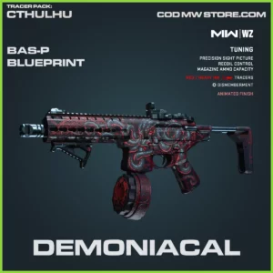 Demoniacal BAS-P Blueprint Skin in Warzone and MW2 Tracer Pack: Cthulhu Bundle