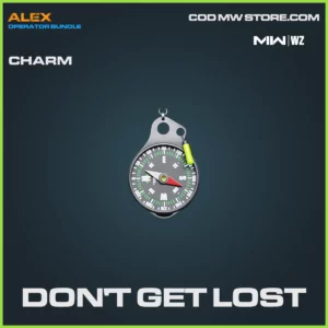 Don't Get Lost Charm in Warzone and MW2 Alex Operator Bundle
