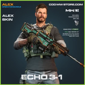 Echo 3-1 Alex Skin in Warzone and MW2 Alex Operator Bundle