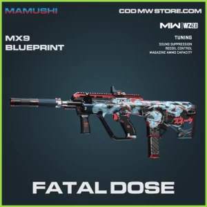 Fatal Dose MX9 Blueprint Skin in Warzone and MW2 Mamushi Bundle