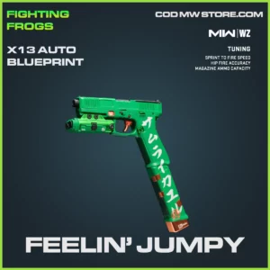 Feelin' Jumpy X13 Auto Blueprint Skin in Warzone and MW2 Fighting Frogs Bundle