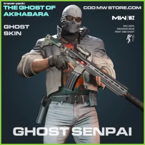 Ghost Senpai Ghost Skin in Warzone and MW2 tracer pack: the ghost of akihabara bundle