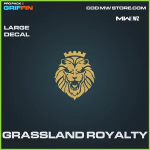 Grassland Royalty Large Decal in Warzone and MW2 Pro Pack 5 Griffin Bundle