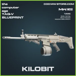 Kilobit TAQ-V Blueprint Skin in Warzone 2.0 and MW2 the computer age bundle