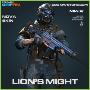 Lion's Might Nova Skin in Warzone and MW2 Pro Pack 5 Griffin Bundle