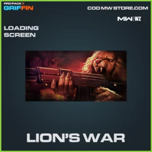 Lion's War Loading Screen in Warzone and MW2 Pro Pack 5 Griffin Bundle