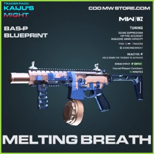 Melting Breath BAS-P Blueprint Skin in Warzone and MW2 Tracer Pack: Kaiju's Might Bundle