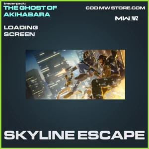 Skyline Escape Loading Screen in Warzone and MW2 tracer pack: the ghost of akihabara bundle