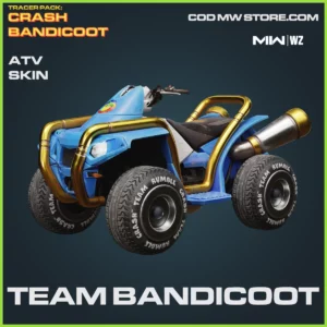 Team Bandicoot ATV Skin in Warzone and MW2 Tracer Pack Crash Bandicoot Bundle