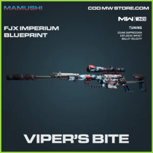 Viper's Bite FJX Imperium Blueprint Skin in Warzone and MW2 Mamushi Bundle