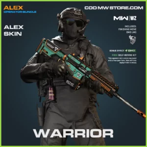 Warrior Alex Skin in Warzone and MW2 Alex Operator Bundle