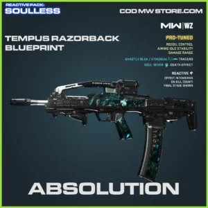 Absolution Tempus Razorback Blueprint Skin in Warzone and MW2 Reactive Pack: Soulless