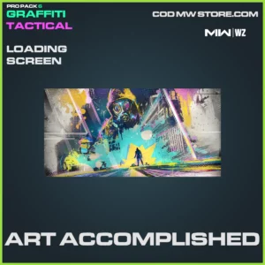 Art Accomplished Loading Screen in Warzone and MW2 Call of Duty Pro Pack 6 Graffiti Tactical Bundle