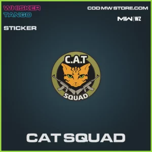 Cat Squad Sticker in Warzone and MW2 Whisker Tango Bundle