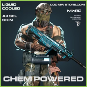 Chem Powered Aksel Skin in Warzone and MW2 Liquid Cooled Bundle