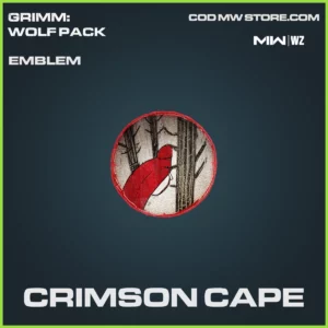 Crimson Cape Emblem in Warzone and MW2 Grimm: Wolf Pack Bundle