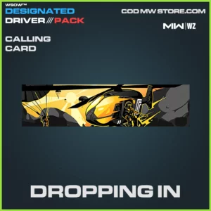Dropping In Calling Card in Warzone and MW2 WSOW Designated Driver Pack Bundle