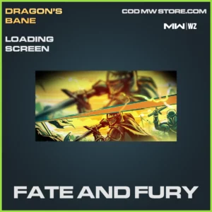Fate and Fury Loading Screen in Warzone and MW2 Dragon's Bane Bundle