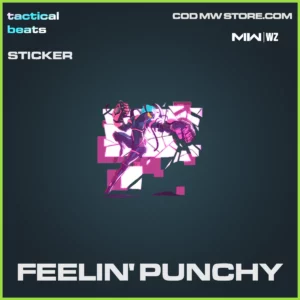 Feelin' Punchy Sticker in Warzone and MW2 tactical beats bundle