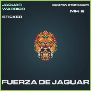 Fuerza De Jaguar Sticker in Warzone and MW2 Jaguar Warrior MW2