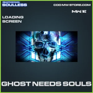 Ghost Needs Souls Loading Screen in Warzone and MW2 Reactive Pack: Soulless