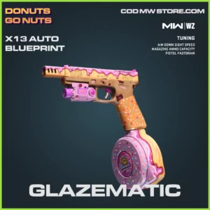 Glazematic X13 AUTO Blueprint Skin in Warzone and MW2 Donuts Go Nuts Bundle