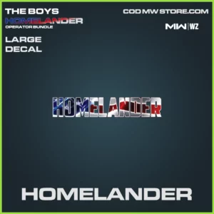 Homelander Large Decal in Warzone and MW2 The Boys Homelander Bundle