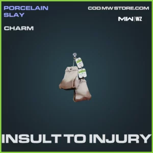 Insult to injury charm in Warzone and MW2 Porcelain Slay bundle