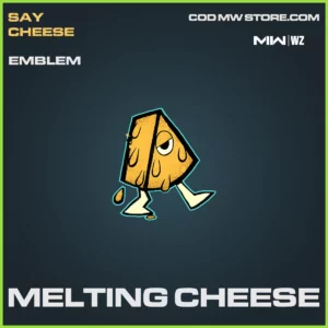 Melting Cheese Emblem in Warzone and MW2 Say Cheese Bundle