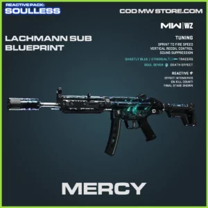 Mercy Lachmann Sub Blueprint Skin in Warzone and MW2 Reactive Pack: Soulless
