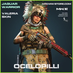 Ocelopilli Valeria Skin in Warzone and MW2 Jaguar Warrior MW2