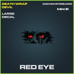 Red Eye Large Decal in Warzone and MW2 Death Wrap Devil Bundle