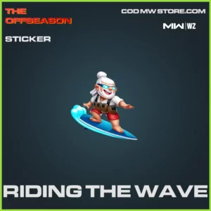 Riding The Wave sticker in Warzone and MW2 The Offseason Bundle