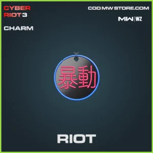 Riot Charm in Warzone and MW2 Cyber Riot 3 Bundle