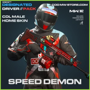 Speed Demon CDL Male Home Skin in Warzone and MW2 WSOW Designated Driver Pack Bundle