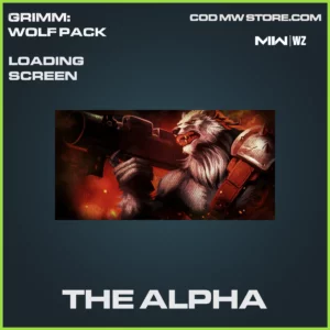 The Alpha Loading Screen in Warzone and MW2 Grimm: Wolf Pack Bundle