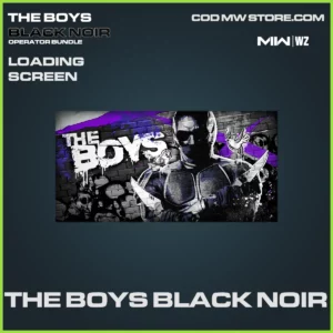 The Boys Black Noir Loading Screen in Warzone and MW2 The Boys Black Noir Operator Bundle