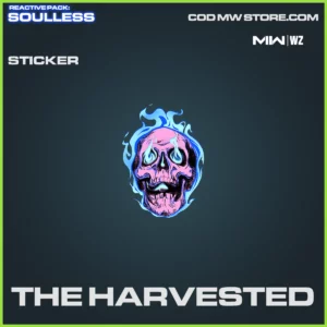 The Harvested Sticker in Warzone and MW2 Reactive Pack: Soulless