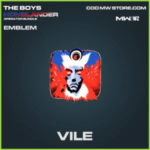 Vile Emblem in Warzone and MW2 The Boys Homelander Bundle
