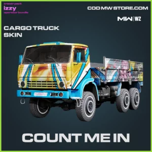 Count Me In Cargo Truck Skin in Warzone and MW2 Izzy Izanami Operator Bundle