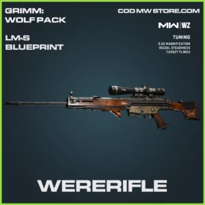 Wererifle LM-S Blueprint Skin in Warzone and MW2 Grimm: Wolf Pack Bundle