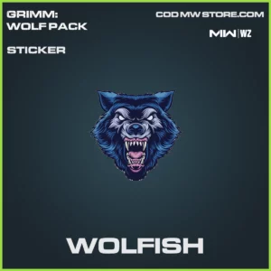 Wolfish Sticker in Warzone and MW2 Grimm: Wolf Pack Bundle