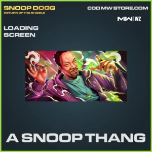 A Snoop Thang Loading Screen in Warzone and MW2 Snoop Dogg Return of the Shizzle Bundle